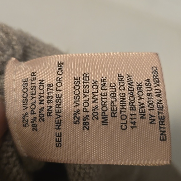 Philosophy Taupe Knit Sweater With Ruffles - Picture 3 of 6